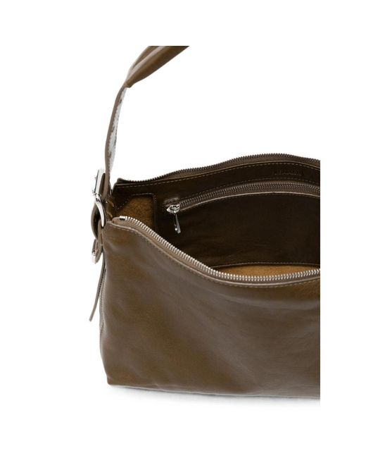 Lemaire Brown Leather Shoulder Bag
