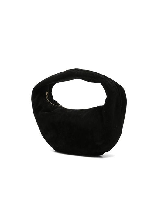 Khaite Black Tote Bag Suede
