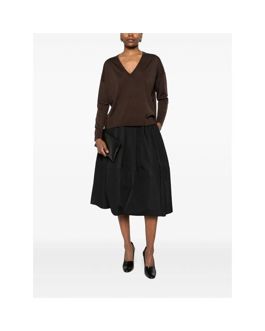 Co. Brown V-Neck Sweater
