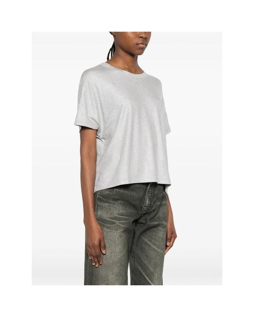 Majestic Filatures White Crew Neck T-Shirt