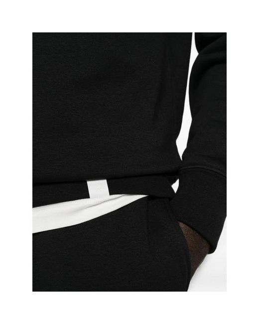Woc Black Logo-Patch Sweatshirt for men