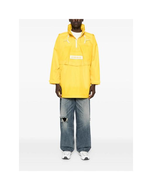 Napapijri Yellow Rainforest Axl Jacket for men