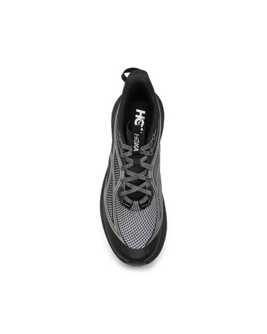 Hoka One One Black Mesh Panel Sneakers for men
