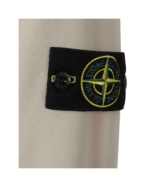 Stone Island Gray Patch Sweatshirt for men