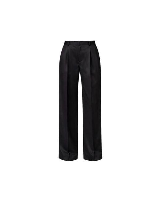 Vince Black Wide Trousers
