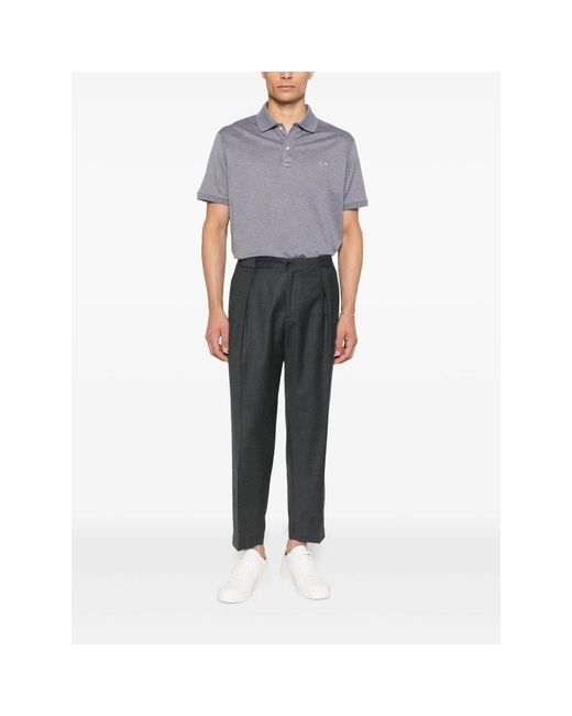 Paul & Shark Gray Polo Shirts for men