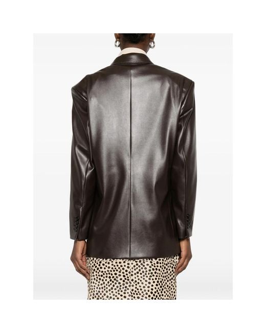 Eraldo Brown Double-Breasted Blazer