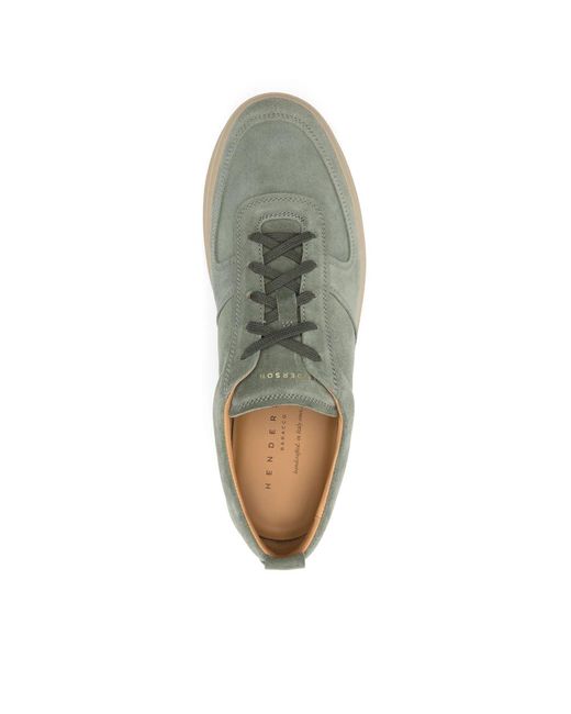 Henderson Green Suede Sneakers for men