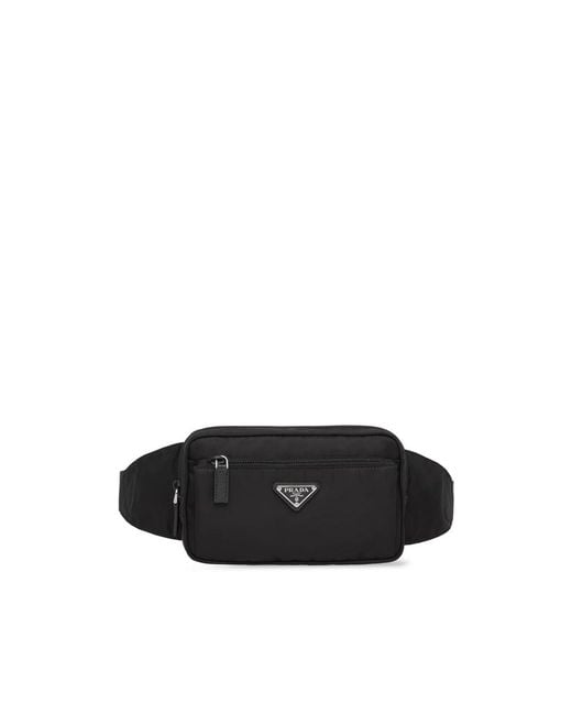 Prada Black Belt Bags for men