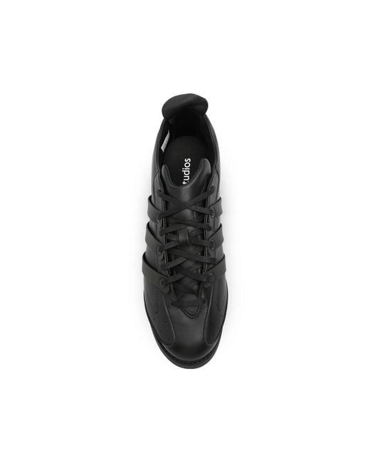Adidas X Entire Studios Black X Entire Studios Ace Leather Lace-Up Sneakers for men