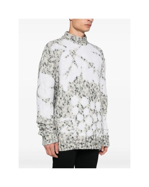 FEDERICO CINA White Grape Sweater for men