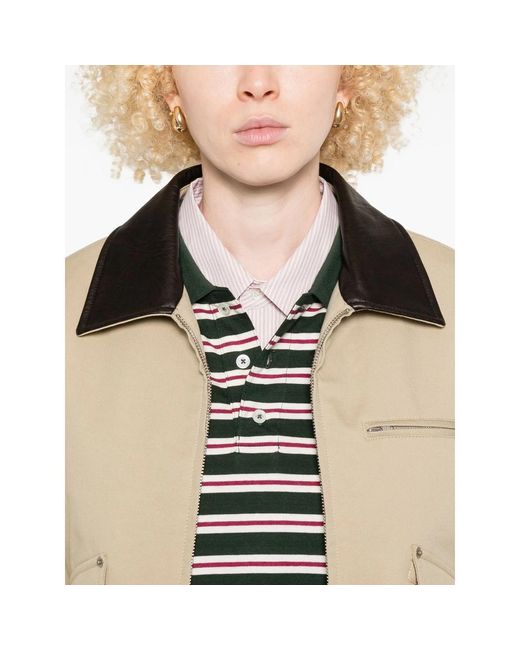 DUNST Natural Zip-Up Bomber Jacket