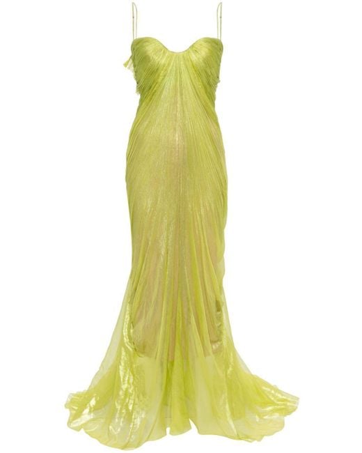 Maria Lucia Hohan Green Victoria Maxi Dress