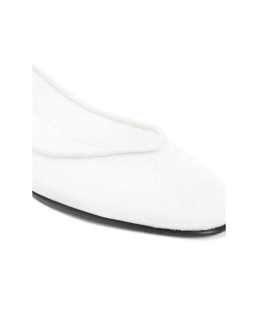 Jacquemus White Ballet Flats
