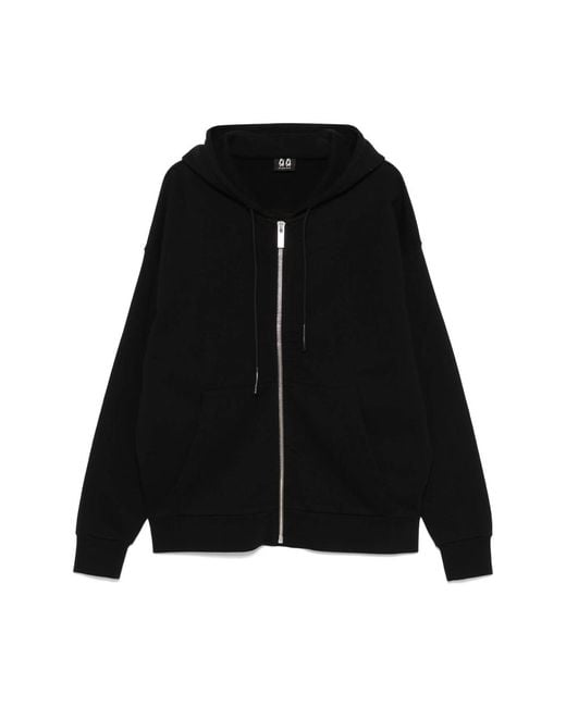 44 Label Group Black Logo-Print Hoodie for men