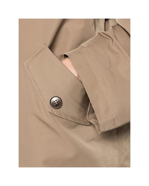 ELEH Brown Flap-Pocket Oversized Coat