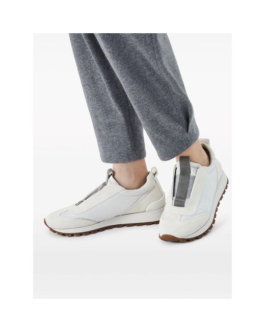 Brunello Cucinelli White Trainers