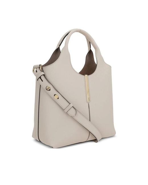 Tod's Gray Tote Bags