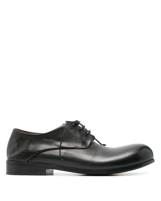 Marsèll Black Leather Derby Shoes for men