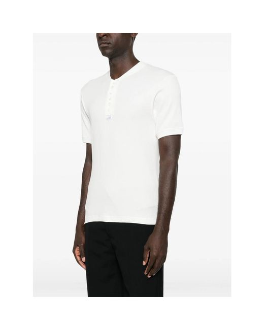 Magliano White Nudo Serafino Button-Up T-Shirt for men