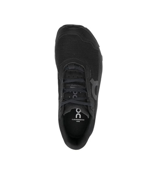 On Shoes Black Sneakers Cloudmonster Void