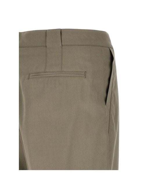 Brunello Cucinelli Natural Straight Trousers for men