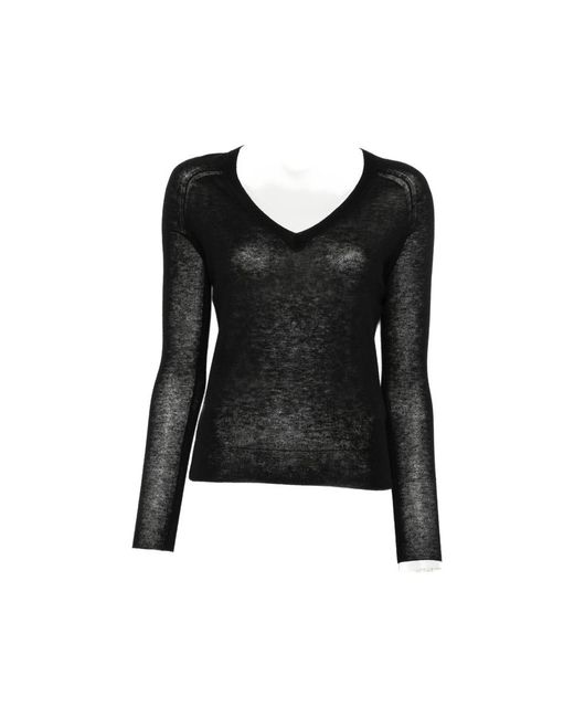 Joseph Black Cetus V-Neck Top