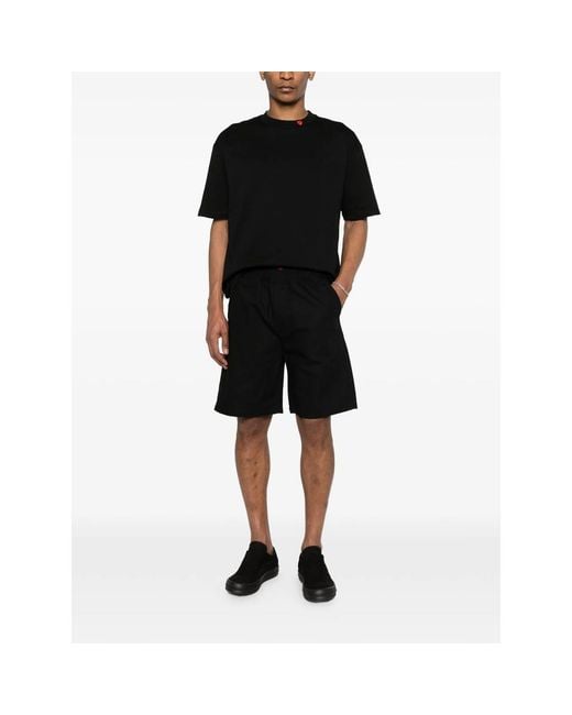 Vision Of Super Black Elasticated-Waistband Shorts for men
