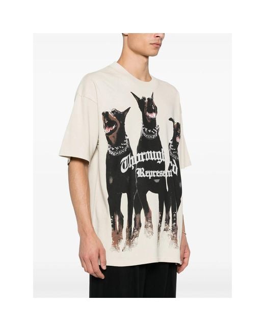Represent White T-Shirts for men