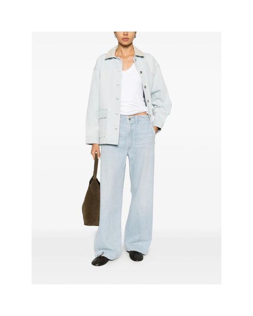 Agolde Blue Button-Fastening Jeans