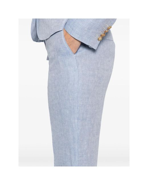Etro Blue Wide Trousers