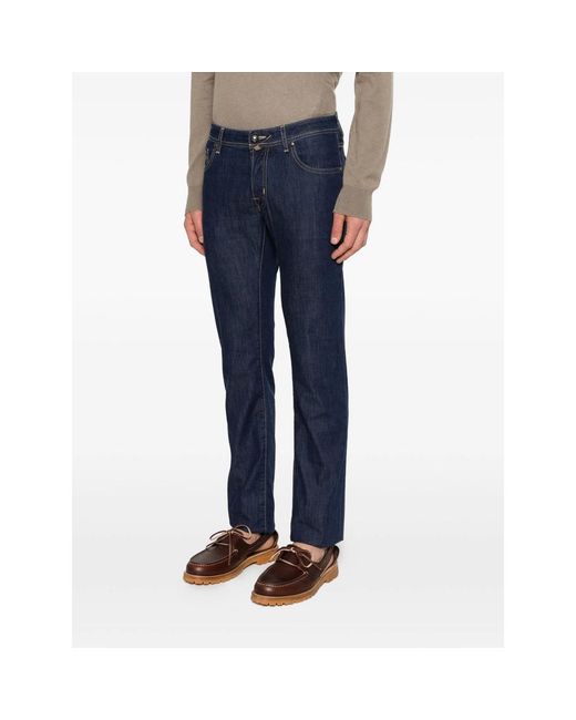 Jacob Cohen Blue Nick Button-Up Jeans for men