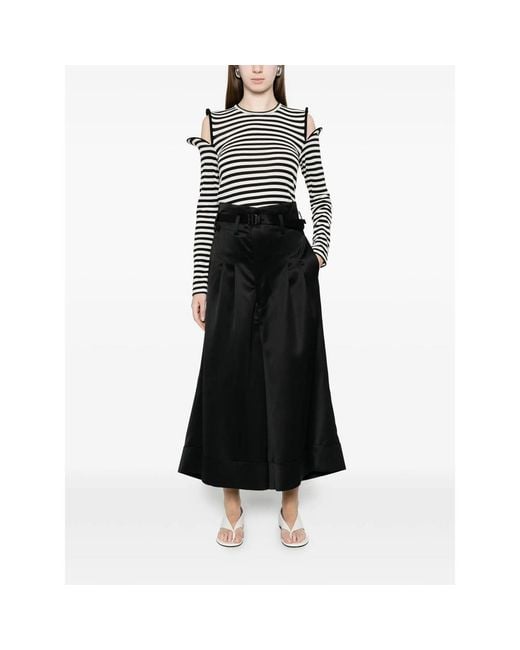 Junya Watanabe Black Long Sleeve Tops