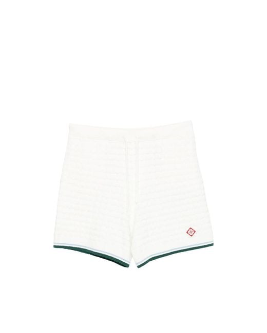 Casablanca White Neutrals Shorts for men