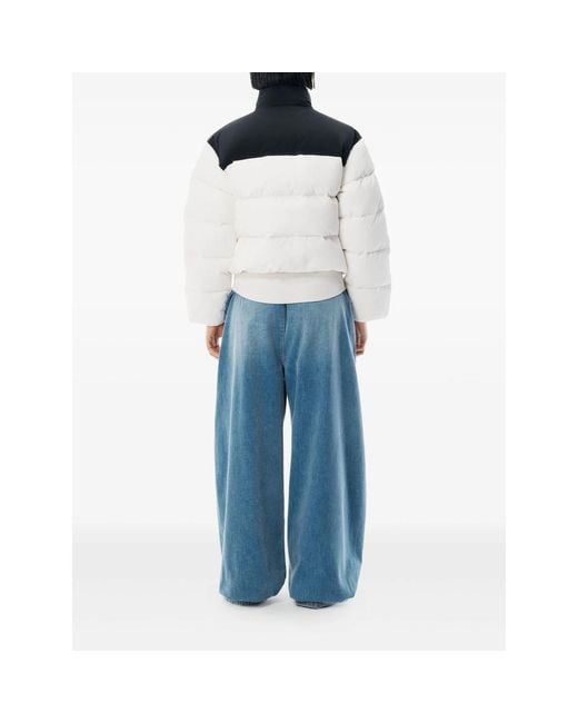 Alexander Wang Black Cropped Puffer Jacket