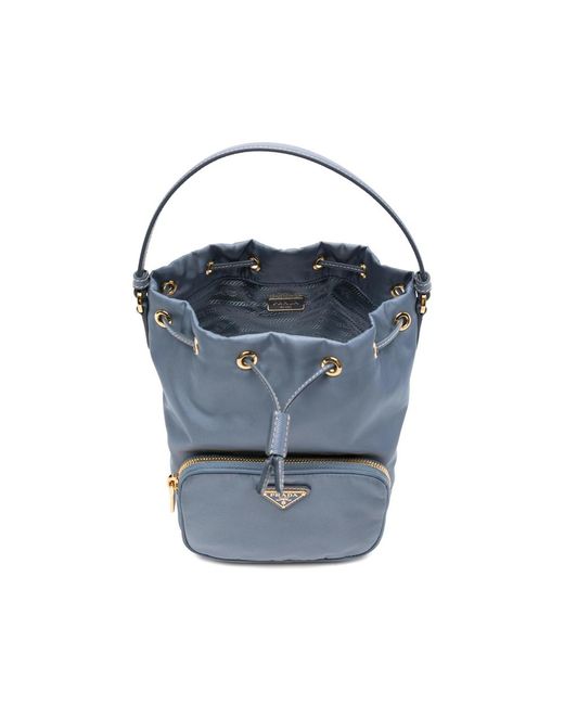 Prada Blue Bucket Bags