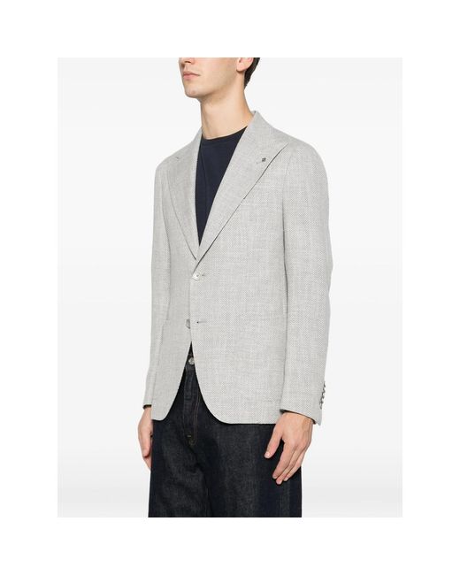 Tagliatore Gray Jacket for men