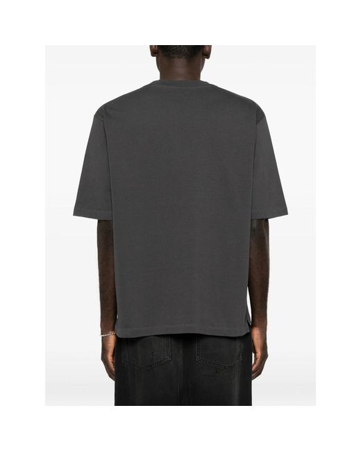 DSquared² Black Logo-Print Cotton T-Shirt for men