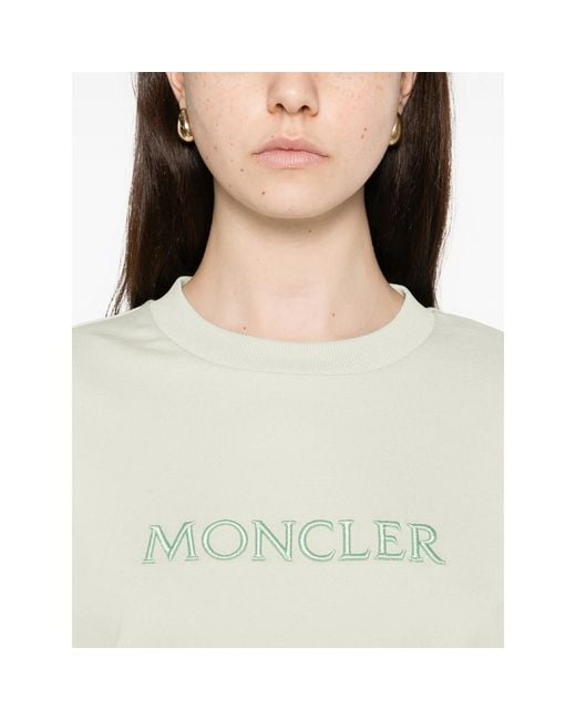 Moncler White Sweatshirts