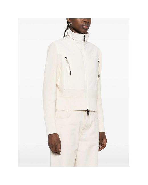 Moncler White Neutrals Knitwear
