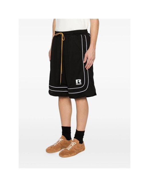 Rhude Black Shorts for men