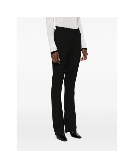 IRO Black Mid-Rise Tailored Trousers