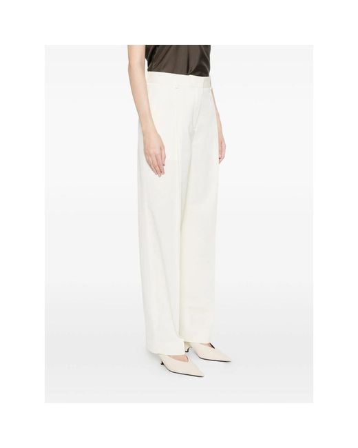 Totême  White Trousers