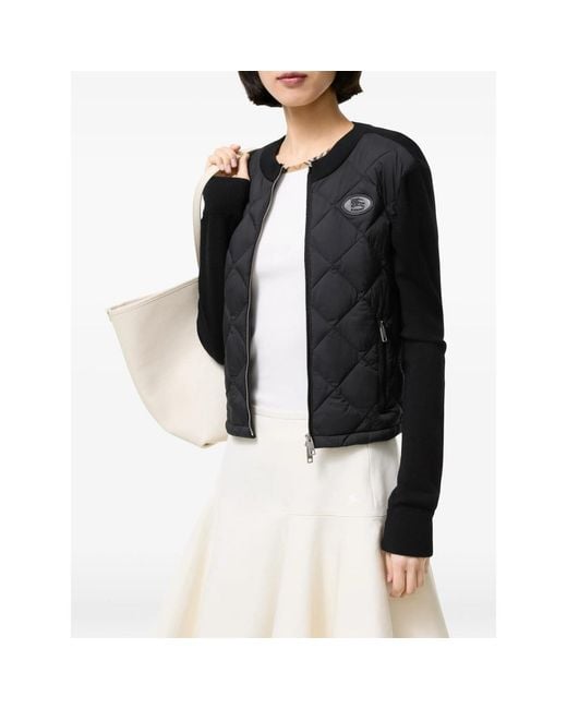 Burberry Black Quilted Nylon And Wool Jacket