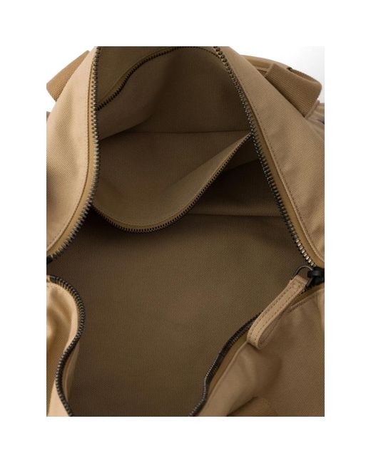 Prada Brown Canvas Duffel Bag for men