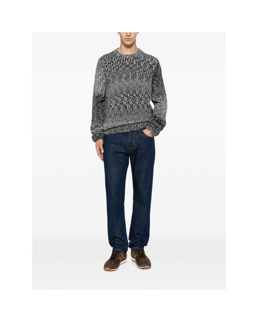 Dondup Gray Crew-Neck Sweater for men