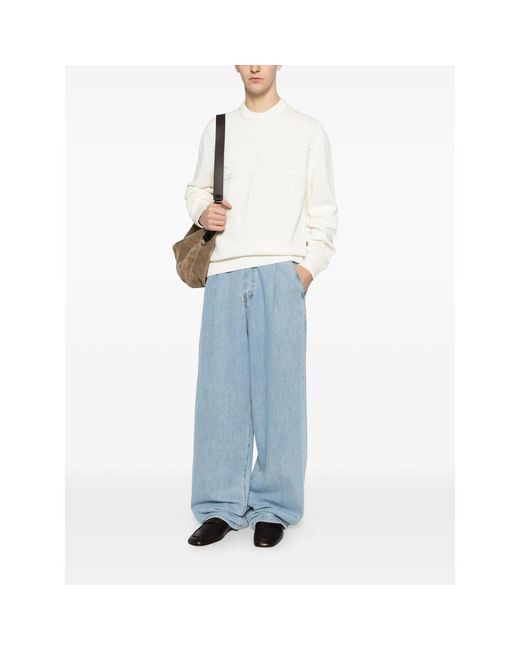 Gucci White Neutrals Sweaters & Knitwear for men