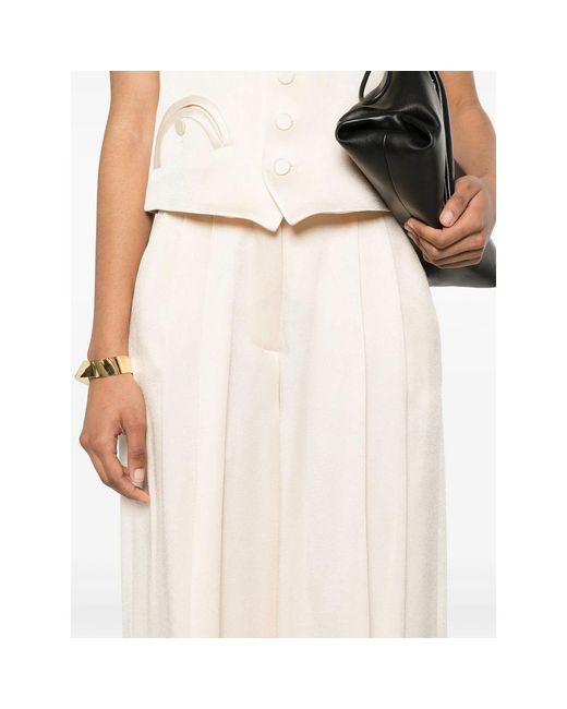 Blazé Milano Natural Wide Trousers
