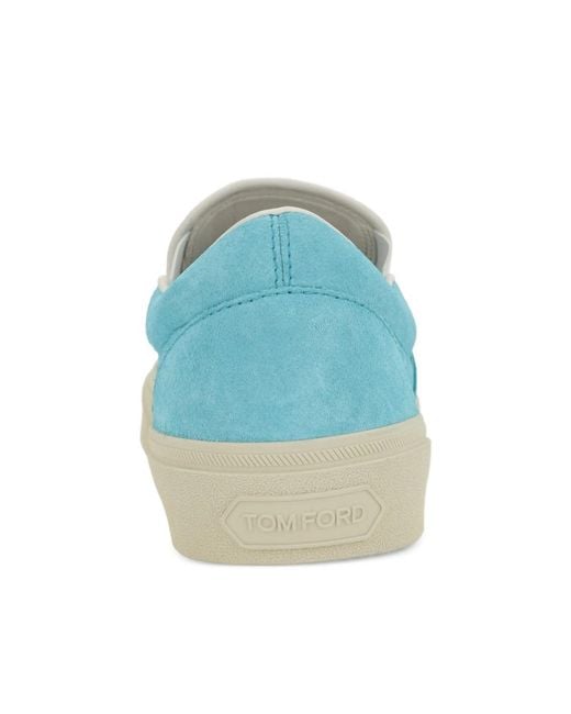 Tom Ford Blue Sneakers for men