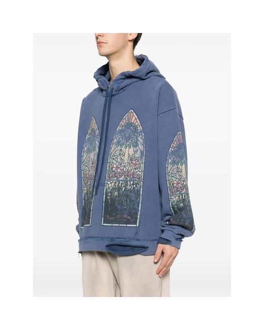Who Decides War Blue Kangaroo-Pocket Hoodie for men